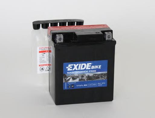 Batería de Arranque Exide 6 ah 12 v B00 (YTX7LBS)