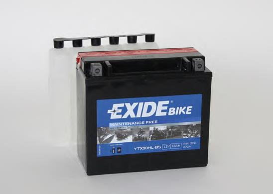 Batería de Arranque Exide 18 ah 12 v B00 (YTX20HLBS)