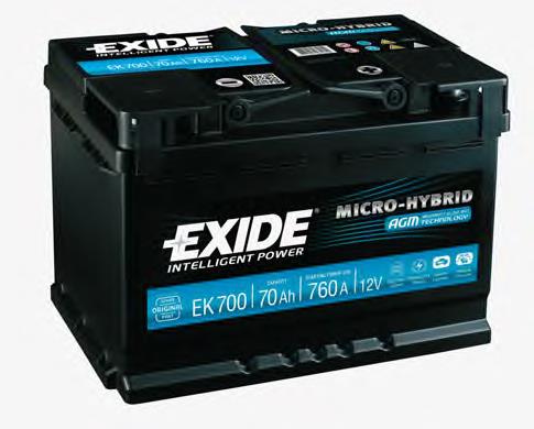 Batería Exide EK700