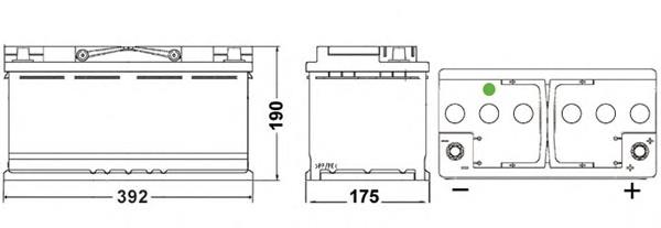 Batería EB1100 Exide