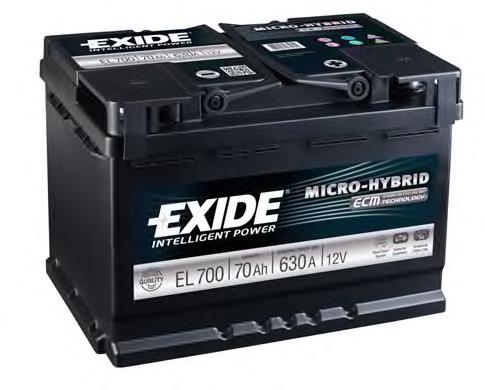 Comprar EL700 Exide Batería de coche