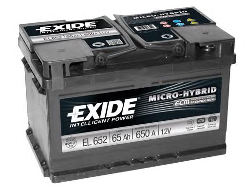 Batería de arranque Exide EL652 precio, desde 155,18 EUR