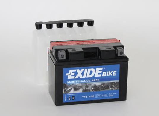 Batería de Arranque Exide 11.2 ah 12 v B00 (YTZ14BS)