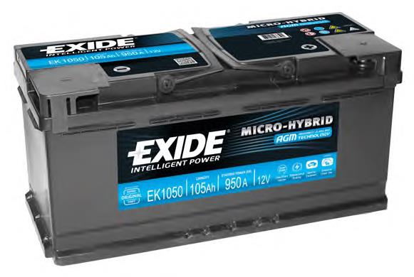 Batería de arranque EK1050 Exide