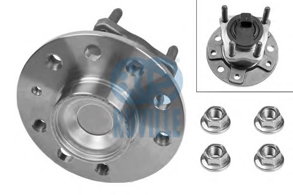 Cubo de rueda trasero 5349 Ruville