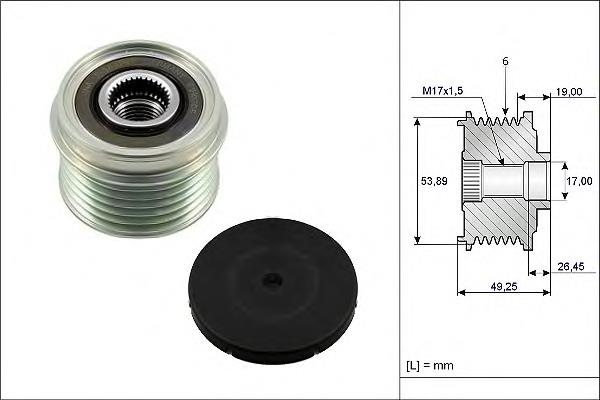 Polea rueda libre General Motors P0176 precio, desde 43,45 EUR