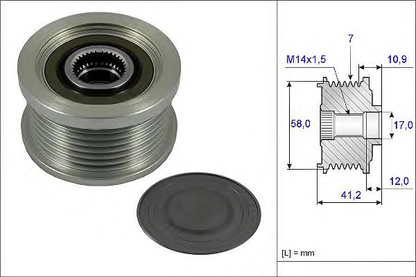 455229 Sidat poleas juego de piezas