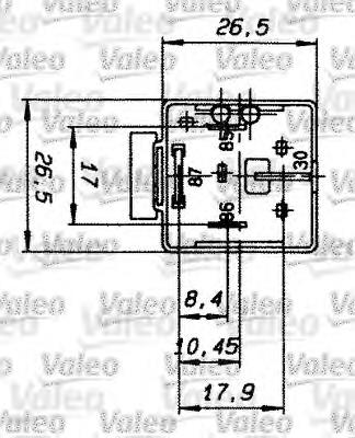 Relé de desempañador de luneta trasera VALEO 643828 precio, desde 8,64 EUR