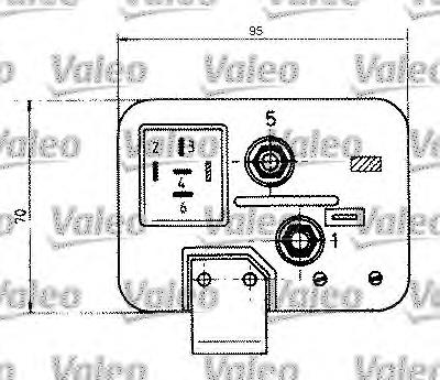 Relé de los calentadores para Fiat Panda 141A