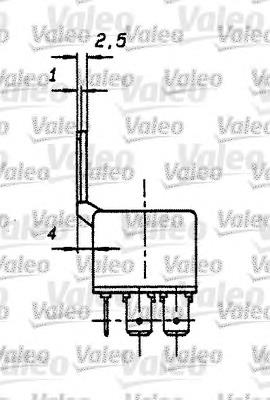 Relé de ventilador Peugeot/Citroen 655568