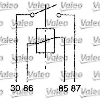 643828 VALEO Relé de desempañador de luneta trasera