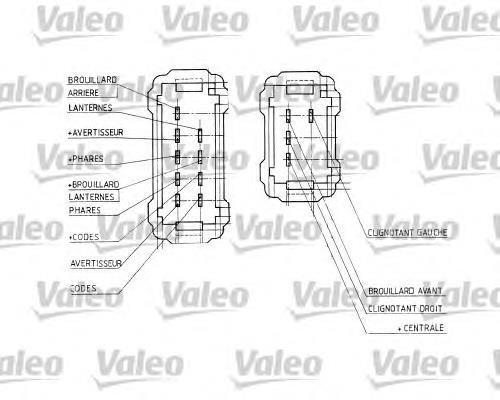 Conmutador en la columna de dirección izquierdo 7700798484 Renault (RVI)