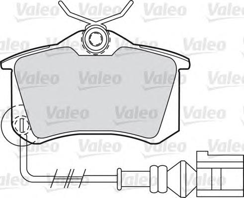 Comprar 598674 VALEO Pastillas de freno traseras