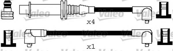 Juego de cables de encendido 346651 VALEO