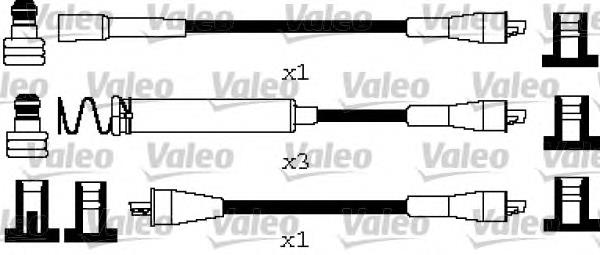 Juego de cables de encendido 346668 VALEO