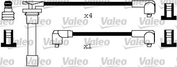 346626 VALEO juego de cables de encendido