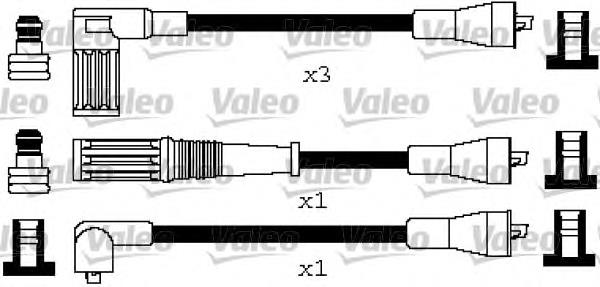 346617 VALEO cables de bujías