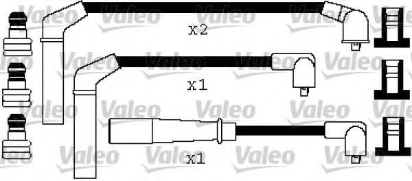 346443 VALEO juego de cables de encendido