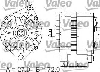 Alternador 437446 VALEO