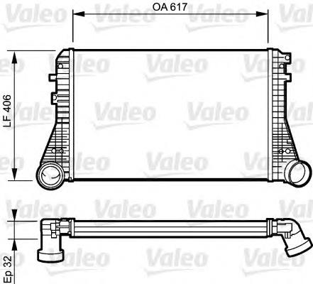Radiador de aire de admisión Volkswagen Tiguan 1 5N1, 5N2