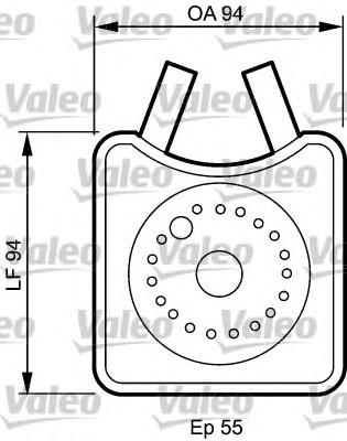 Radiador de aceite debajo del filtro VALEO 817943 precio, desde 25,17 EUR