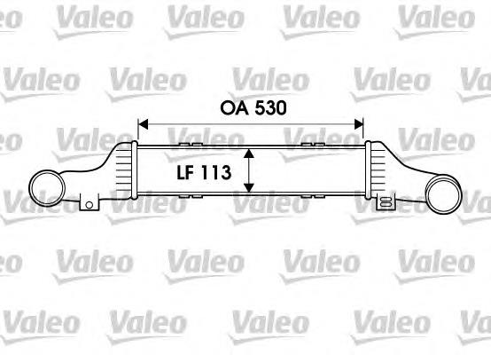 Radiador de aire de admisión 817911 VALEO