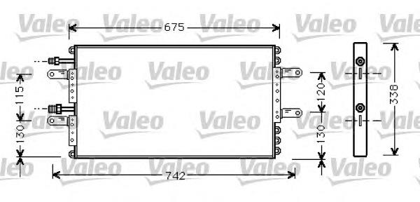 Condensador aire acondicionado 818030 VALEO