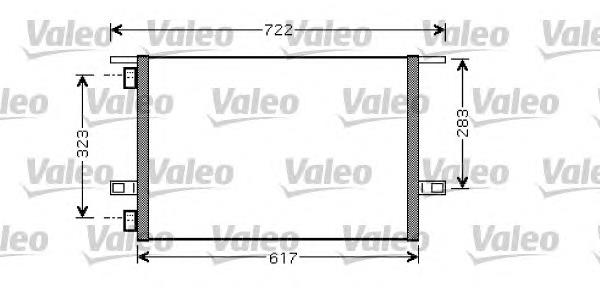 Condensador aire acondicionado 818028 VALEO