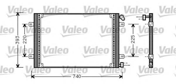 818029 VALEO condensador aire acondicionado