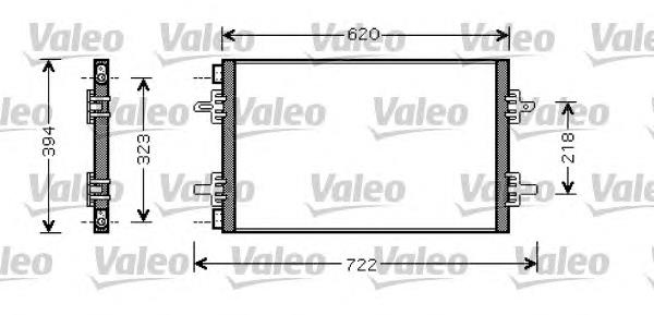 Condensador aire acondicionado 818027 VALEO