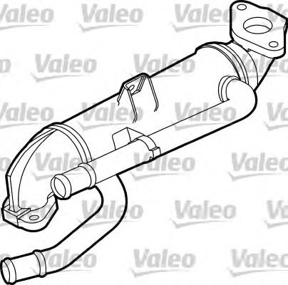 Enfriador EGR de recirculación de gases de escape 817754 VALEO