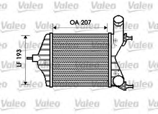 817882 VALEO radiador de aire de admisión