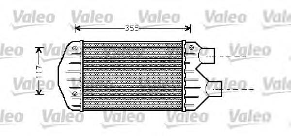 817881 VALEO radiador de aire de admisión