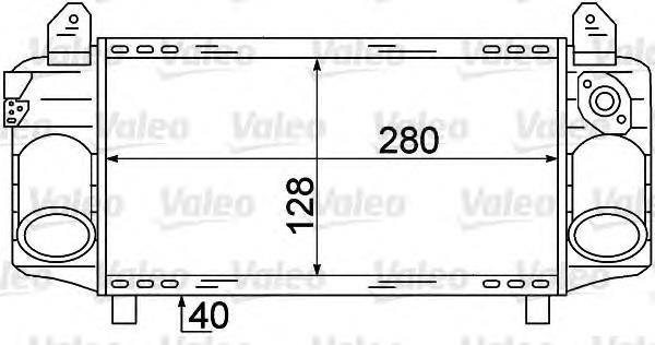 817872 VALEO radiador de aire de admisión