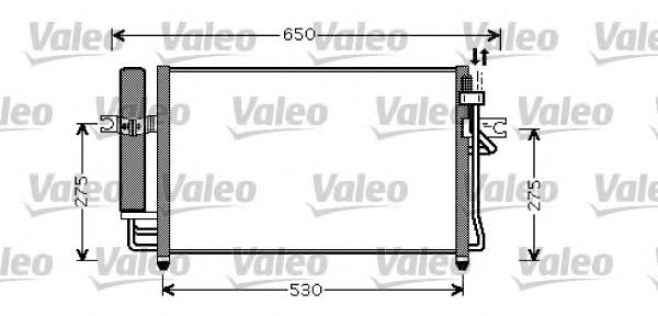 Condensador aire acondicionado 818074 VALEO