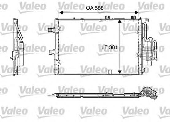 818118 VALEO condensador aire acondicionado