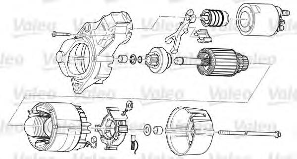 D7E26 VALEO motor de arranque