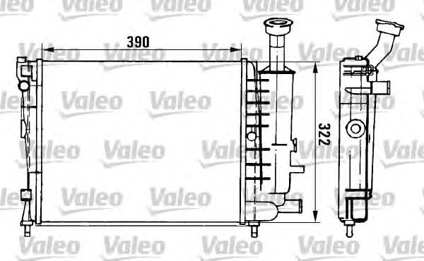 961149 VALEO radiador refrigeración del motor