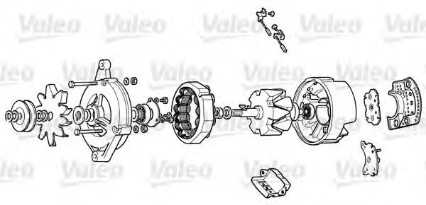 5705Y5 Peugeot/Citroen alternador