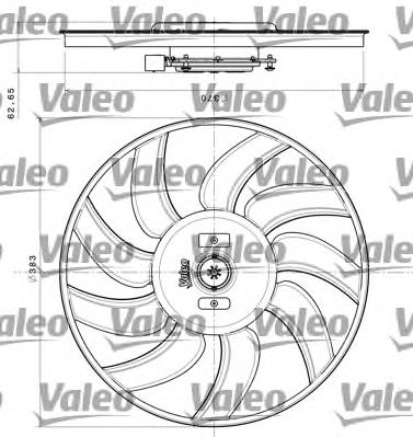 Comprar 696350 VALEO Ventilador eléctrico de refrigeración completo izquierdo (motor y hélice)