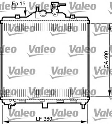 735499 VALEO radiador refrigeración del motor