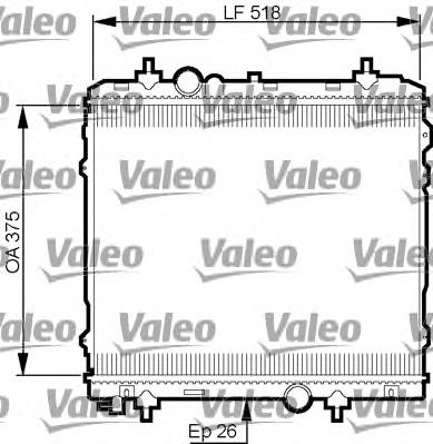 735531 VALEO radiador refrigeración del motor