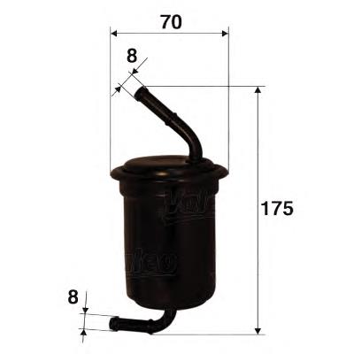 Filtro combustible Mazda 323 BG