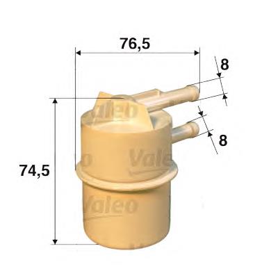 Filtro combustible 587050 VALEO