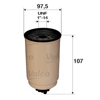 Filtro de gasoil VALEO 587745