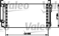 814340 VALEO condensador aire acondicionado