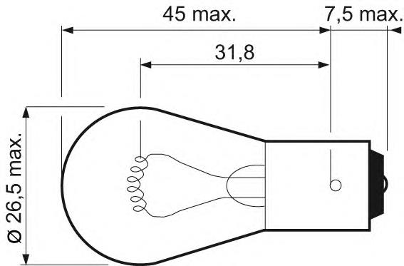 Bombilla 32201 VALEO