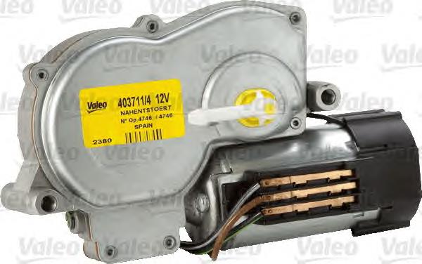 Motor limpiaparabrisas, trasera 403711 VALEO