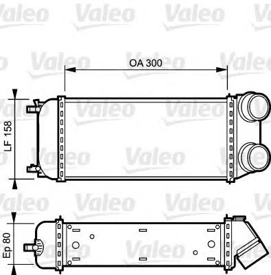 818822 VALEO radiador de aire de admisión