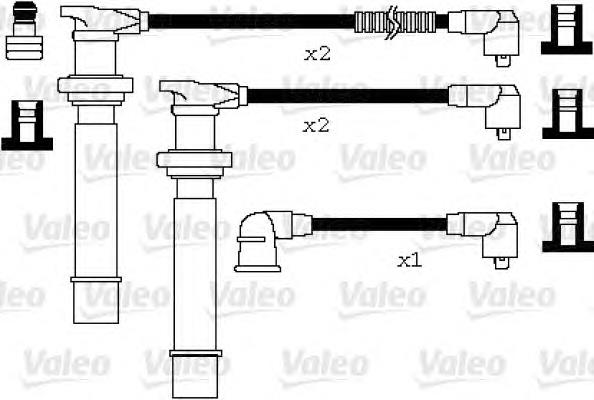 Juego de cables de encendido 346077 VALEO